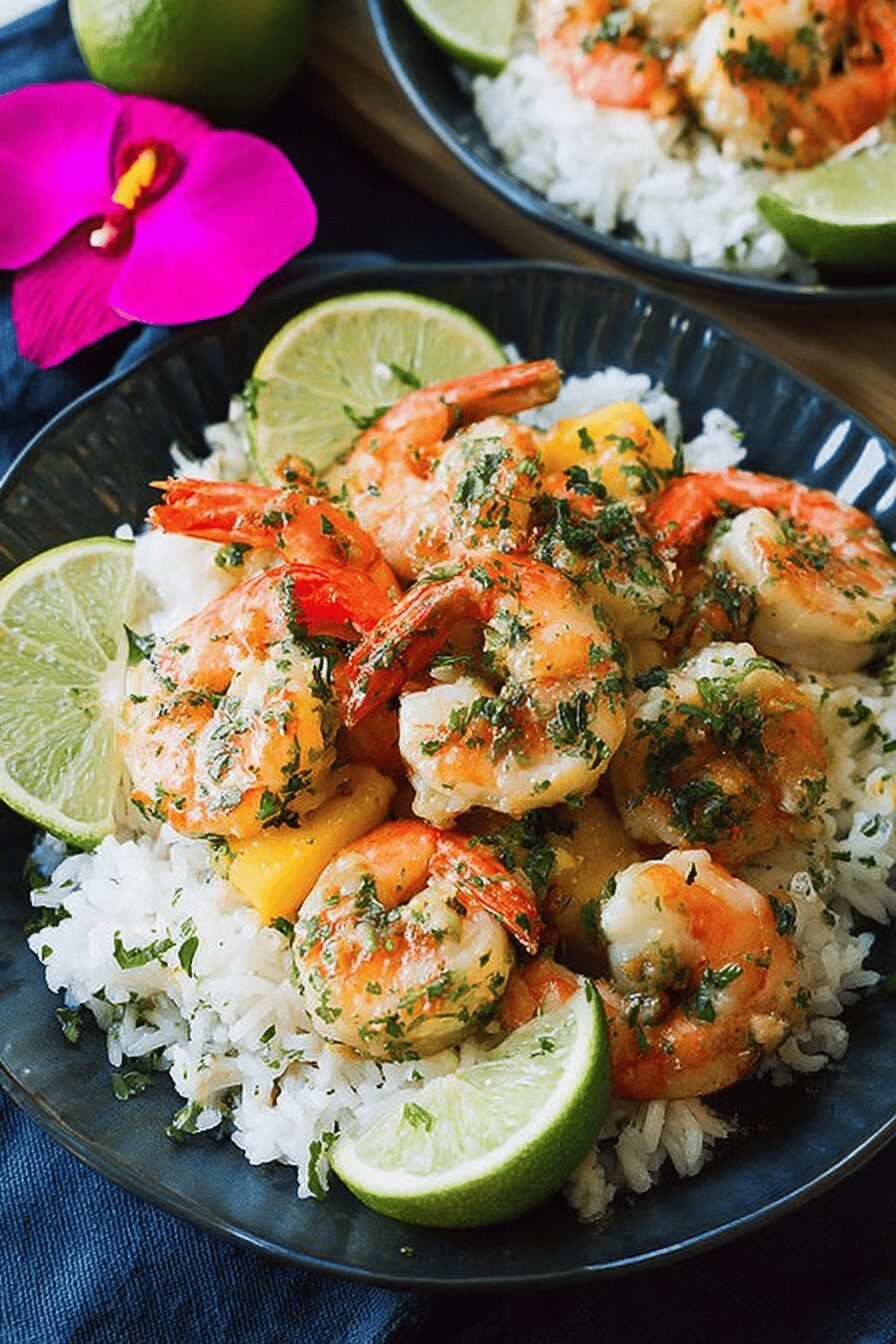 Easy Cilantro Lime Shrimp & Coconut Rice for Busy Weeknights